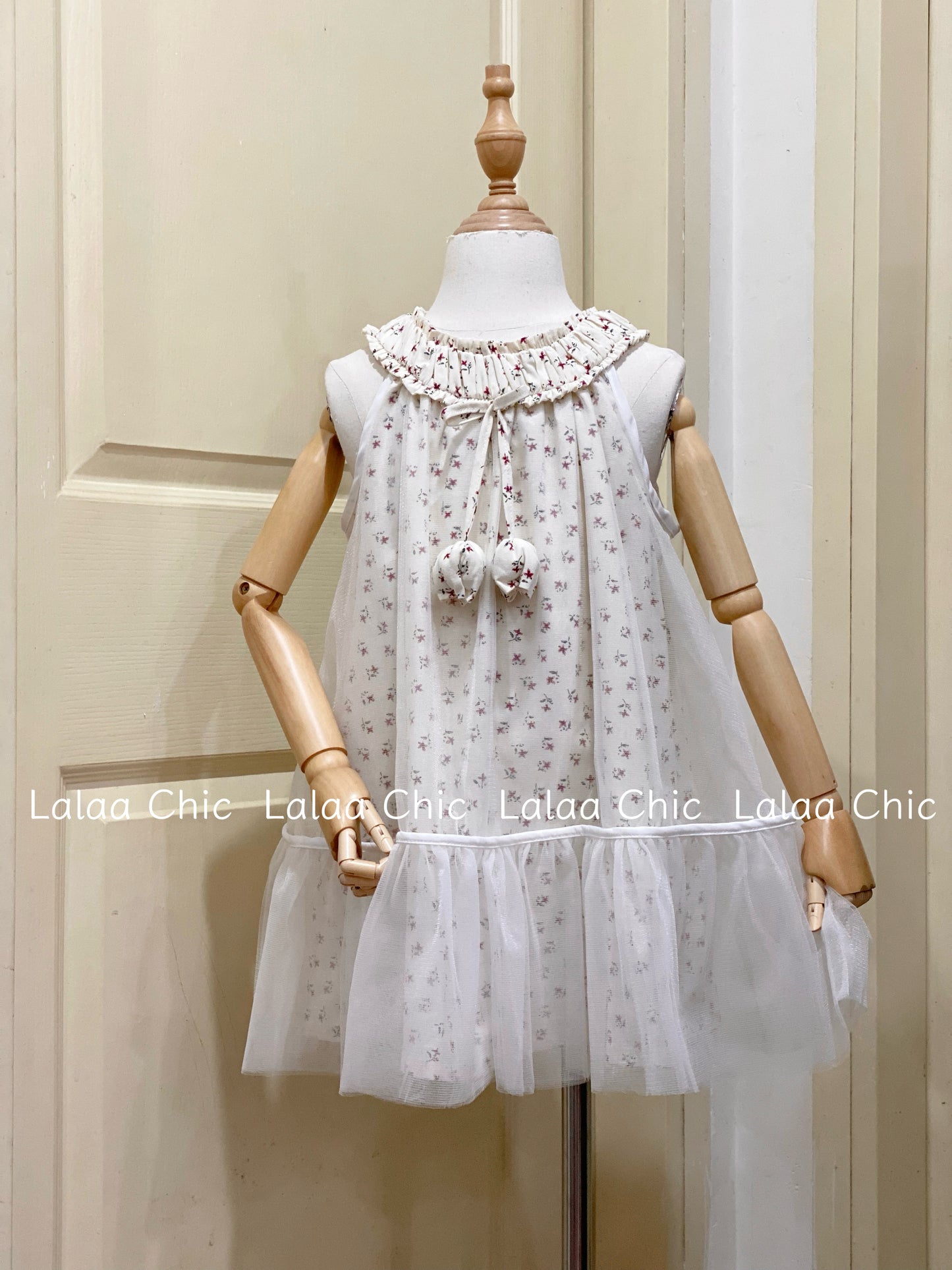 Blossom Cloud Dress - Váy hoa nhí voan ren