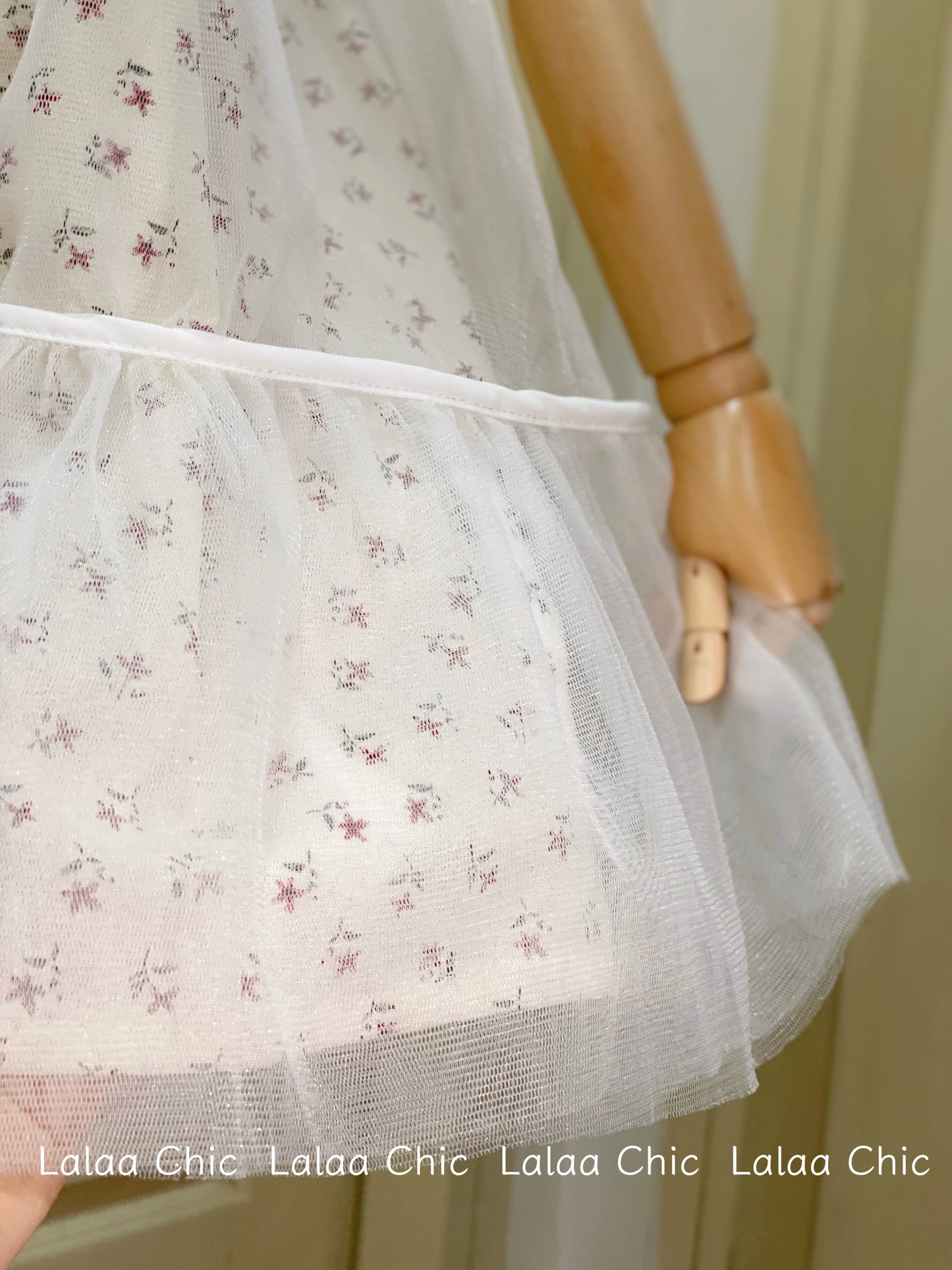 Blossom Cloud Dress - Váy hoa nhí voan ren