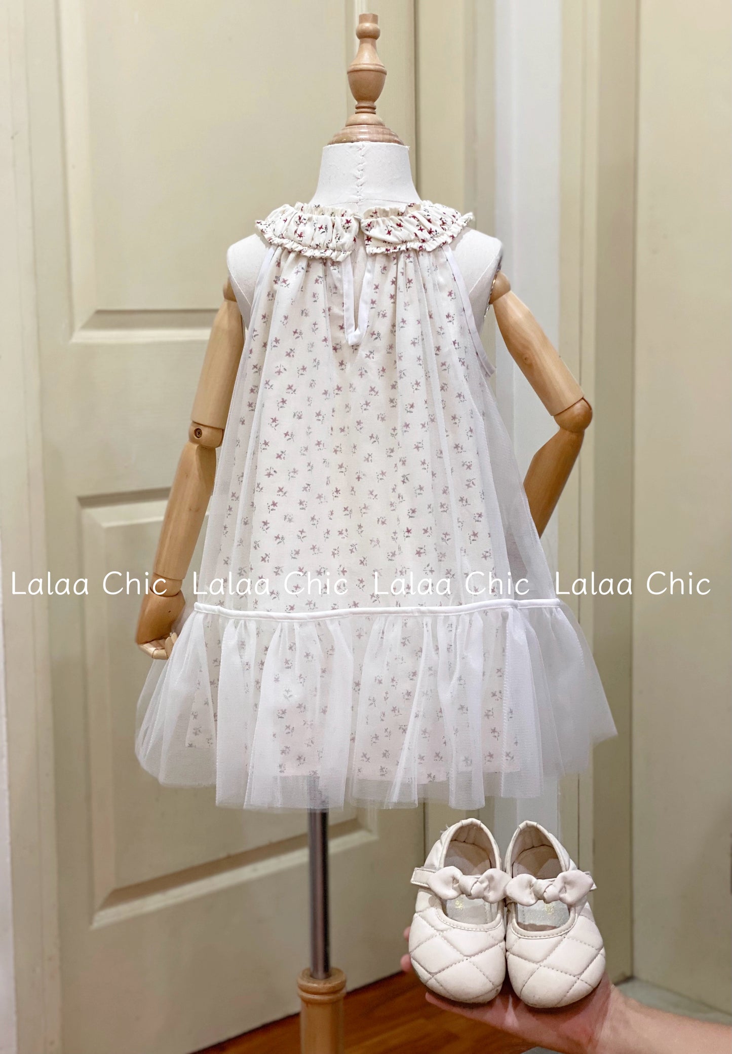 Blossom Cloud Dress - Váy hoa nhí voan ren
