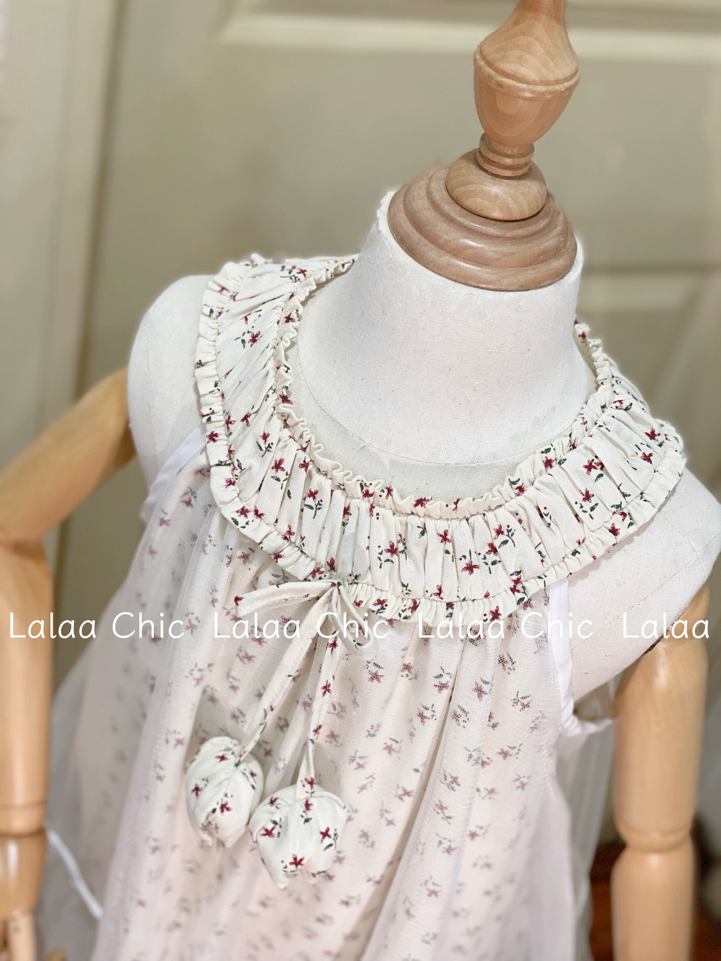 Blossom Cloud Dress - Váy hoa nhí voan ren