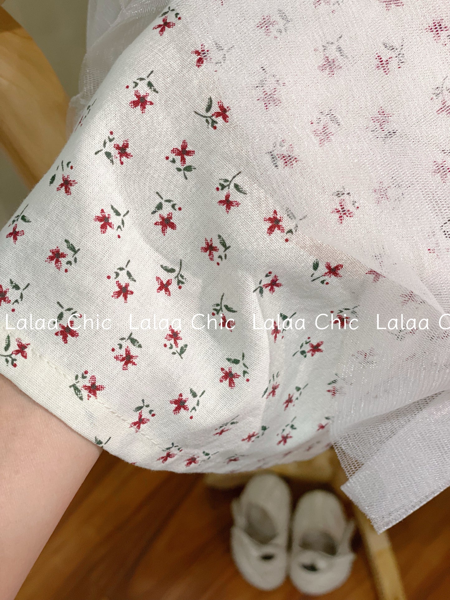 Blossom Cloud Dress - Váy hoa nhí voan ren